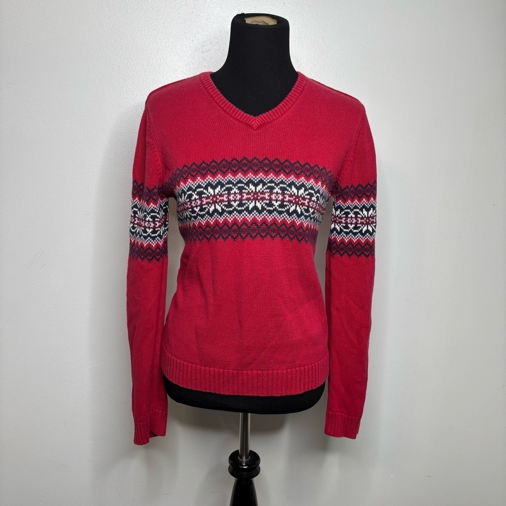 Aeropostale Vintage Y2K Fair Isle Knit Sweater
